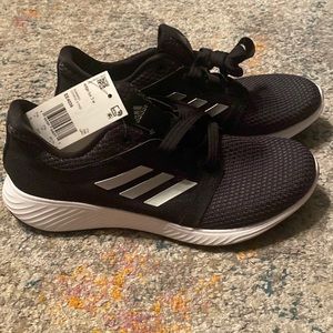 New Adidas Edge Lux Bounce Black Silver Women's Shoes 9